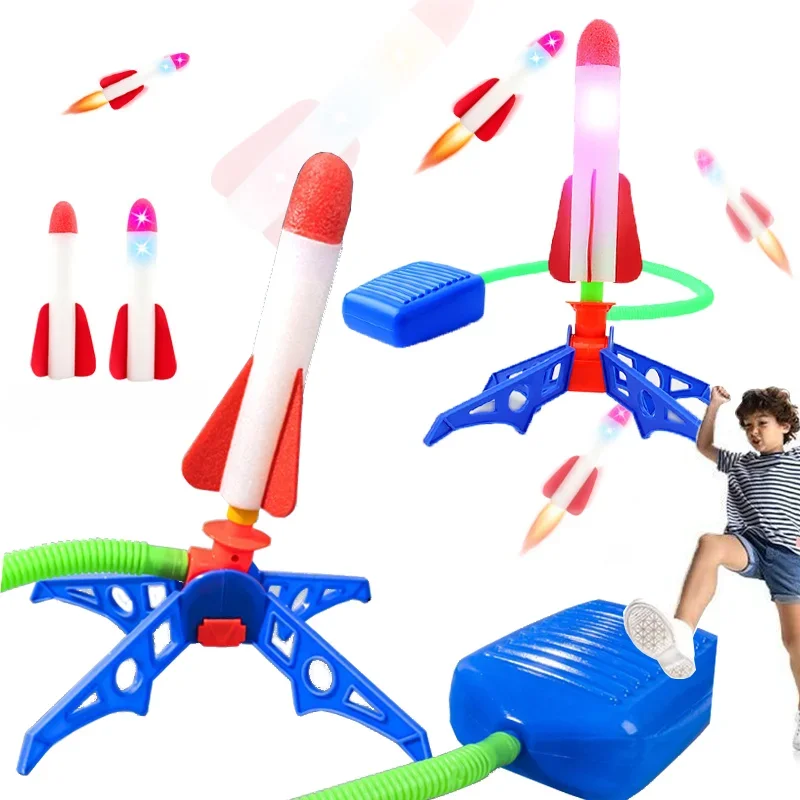 Kids Outdoor Lounge Set - Kids Rocket Launcher Outdoor Stomp Soaring