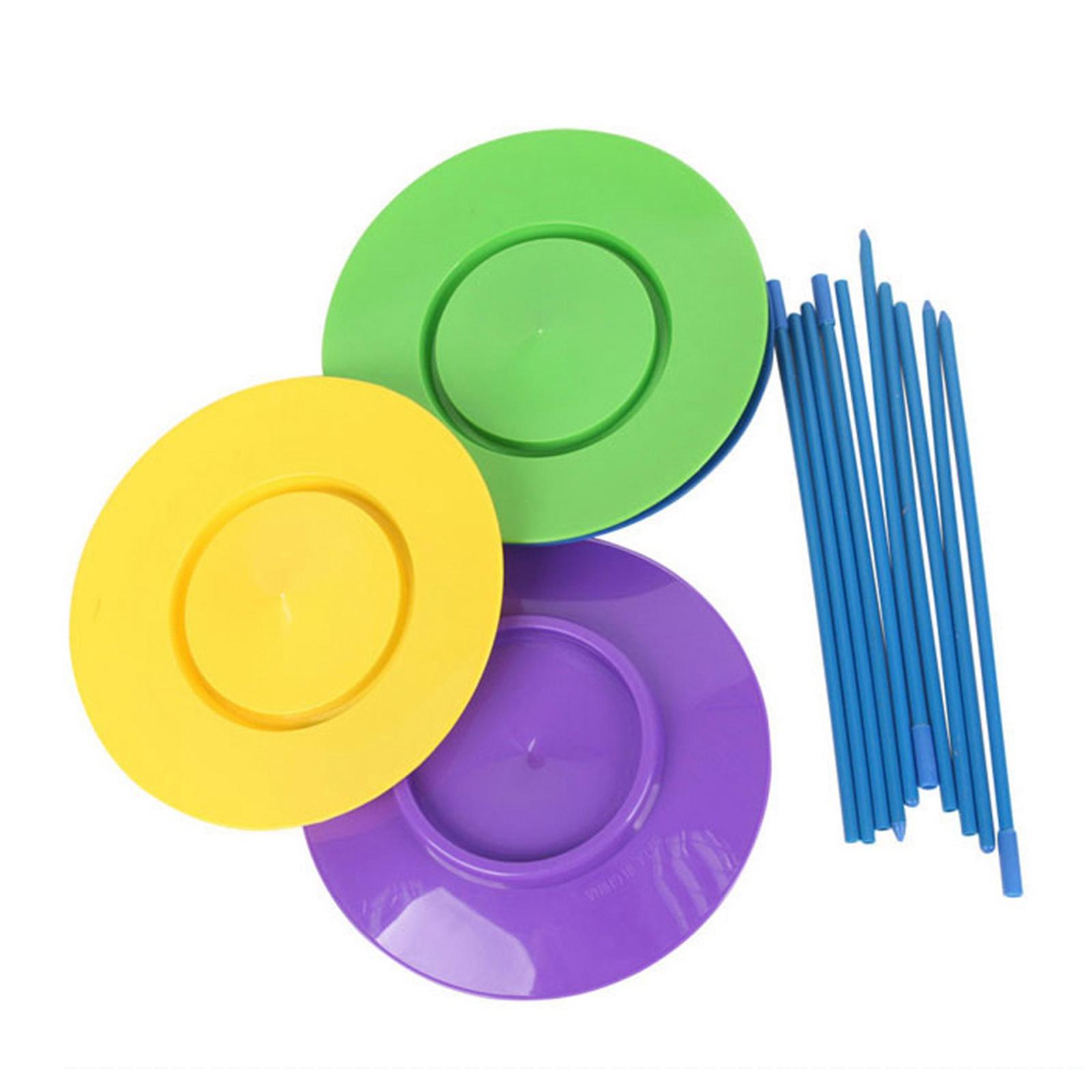 Kids Indoor Outdoor Games - 6 Set Juggling Sticks Performance Props