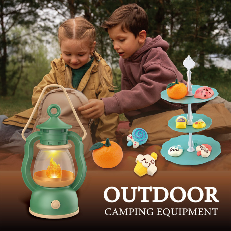 Kids Outdoor Play - Kids Camping Set Campfire Pretend Play