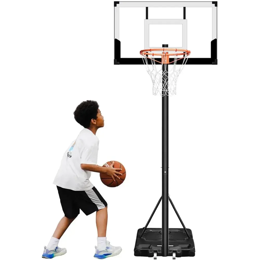 Kids Outdoor Basketball Hoop - Outdoor Adjustable Basketball Hoop for Kids
