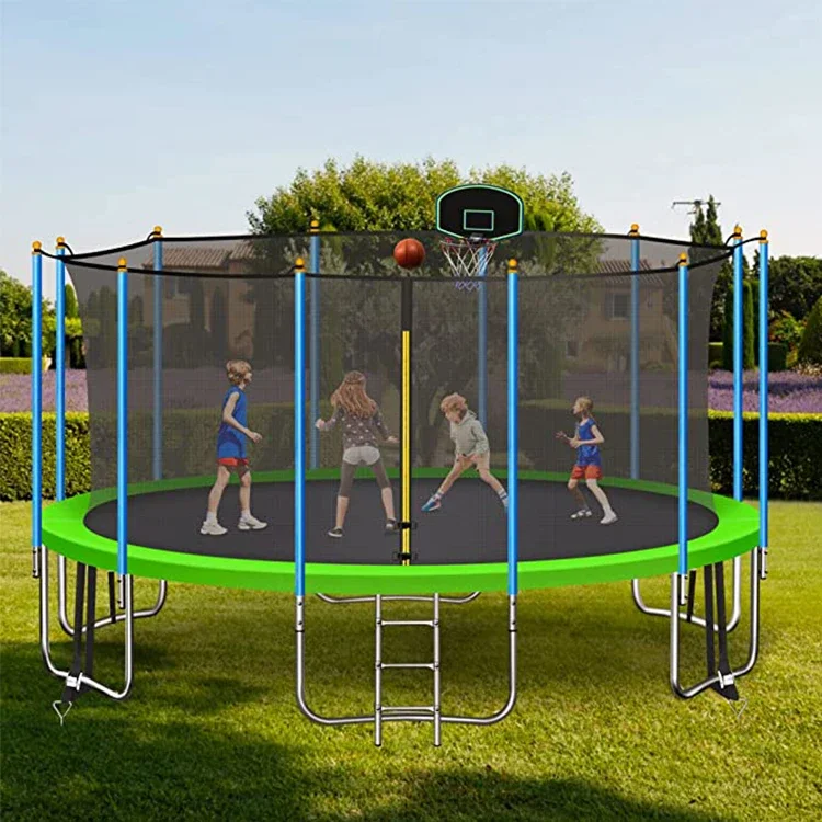 #For 14FT Round Springless Tra - Kids Outdoor Trampoline recension och pris
