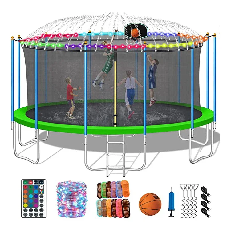#For 14FT Round Springless Tra - Kids Outdoor Trampoline recension och pris