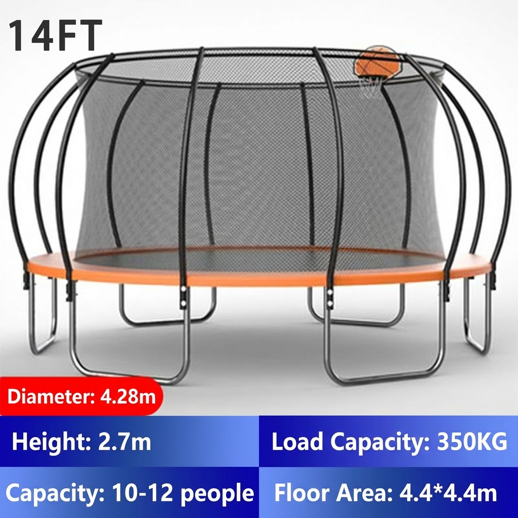 Factory Price 6-16ft Pumpkin T - Kids Outdoor Trampoline recension och pris