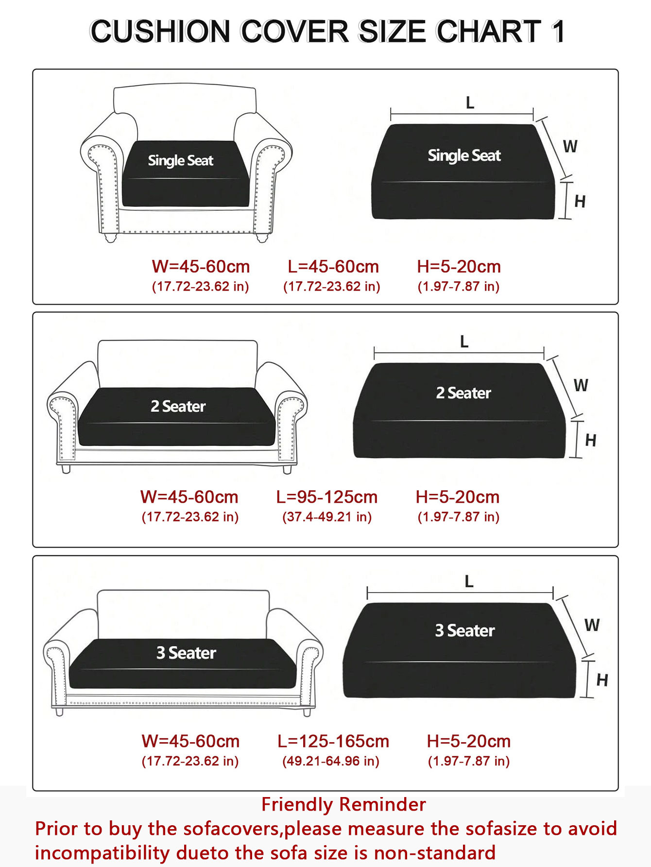 1pc Waterproof Sofa Cushion Co - Kids Outdoor Furniture Set recension och pris