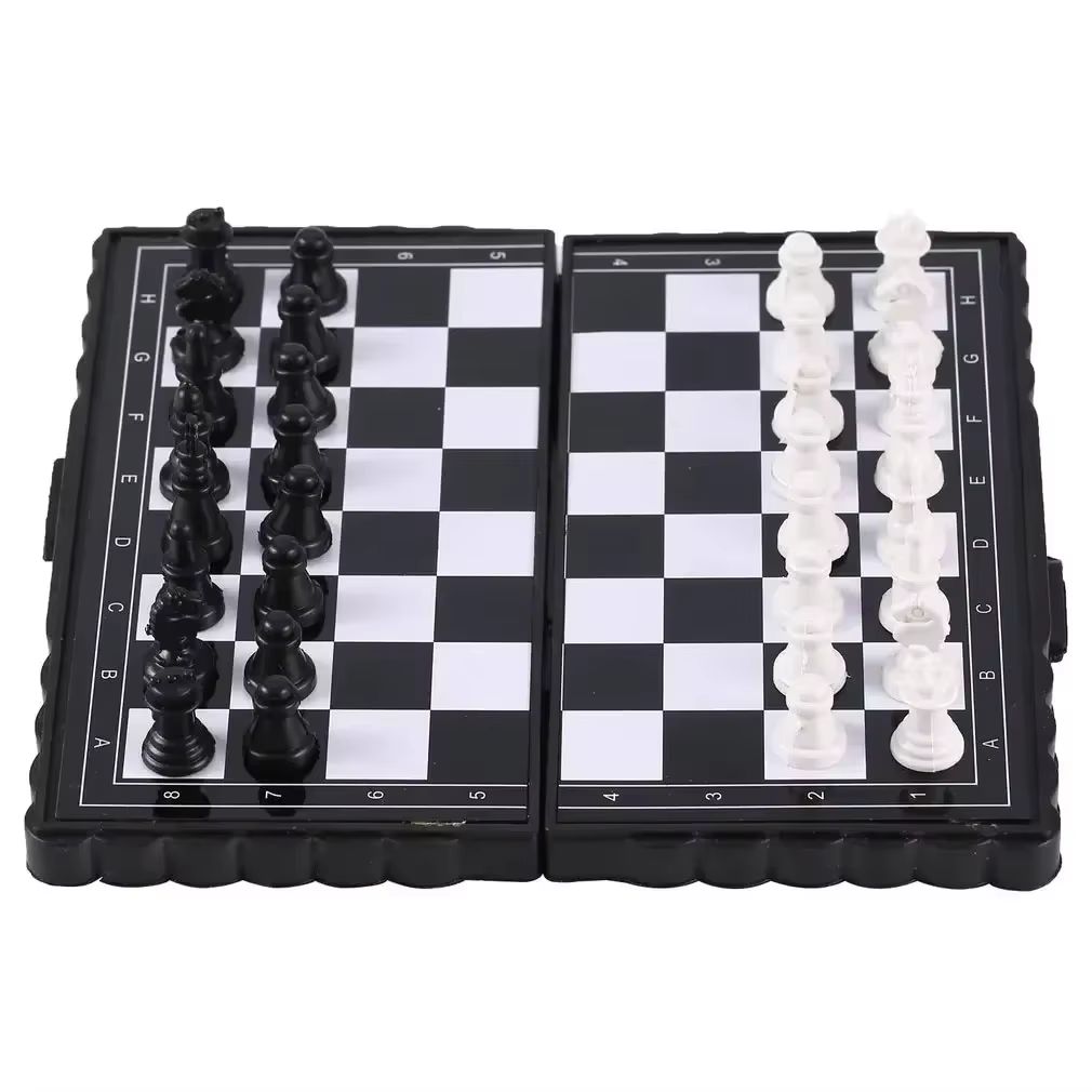 1Pc Mini Magnetic  Chess Set   - Outdoor Games For Kids recension och pris
