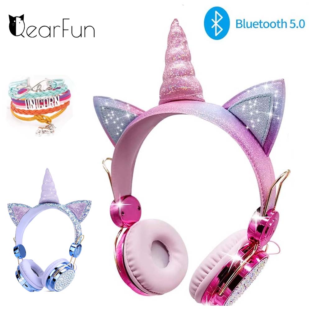 Cute Unicorn Wireless Earphone - Kids Outdoor Music recension och pris