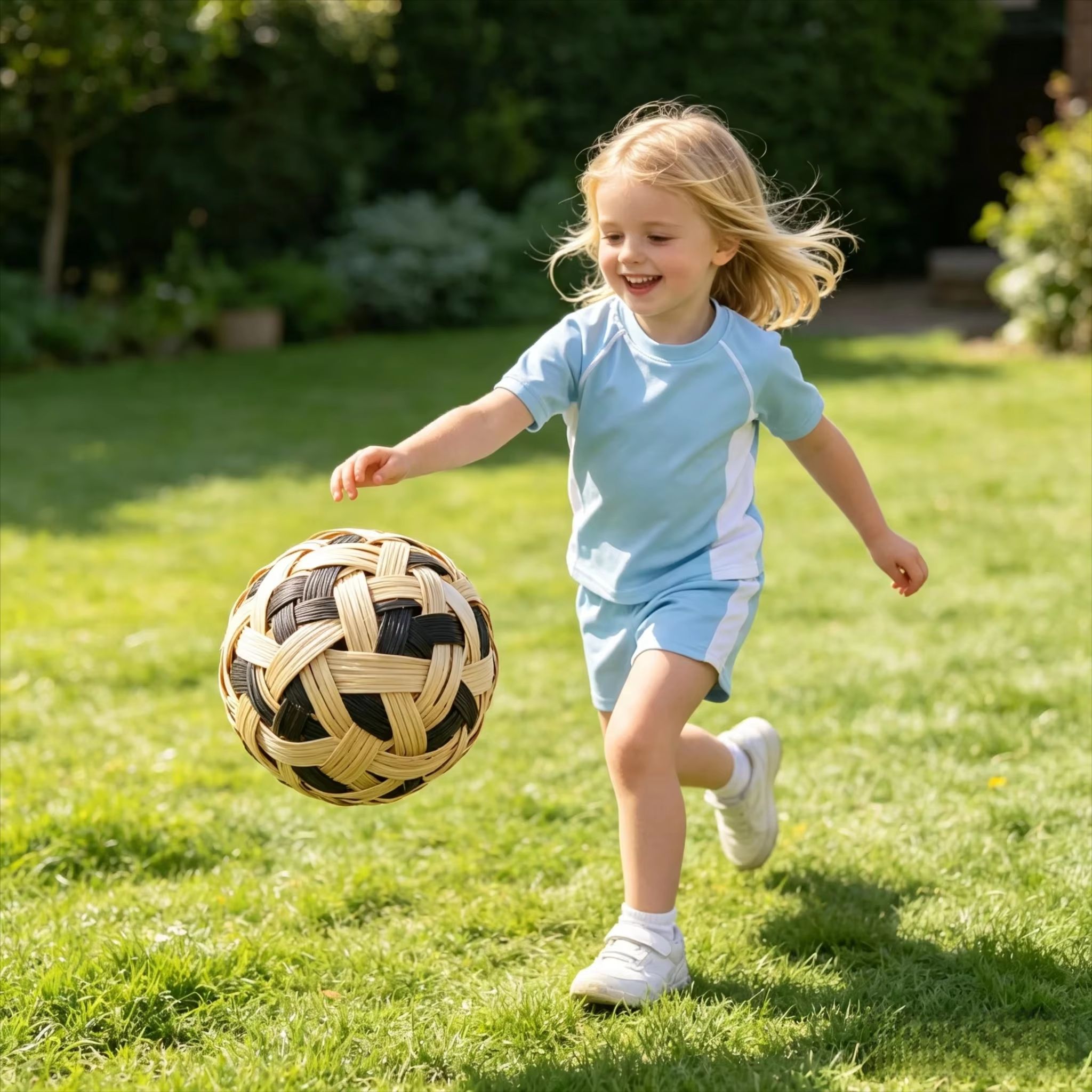 Kids Sepak Takraw Rattan Ball  - Outdoor Games For Kids recension och pris