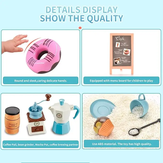 Pretend Play Simulation Coffee - Kids Outdoor Kitchen Diy recension och pris