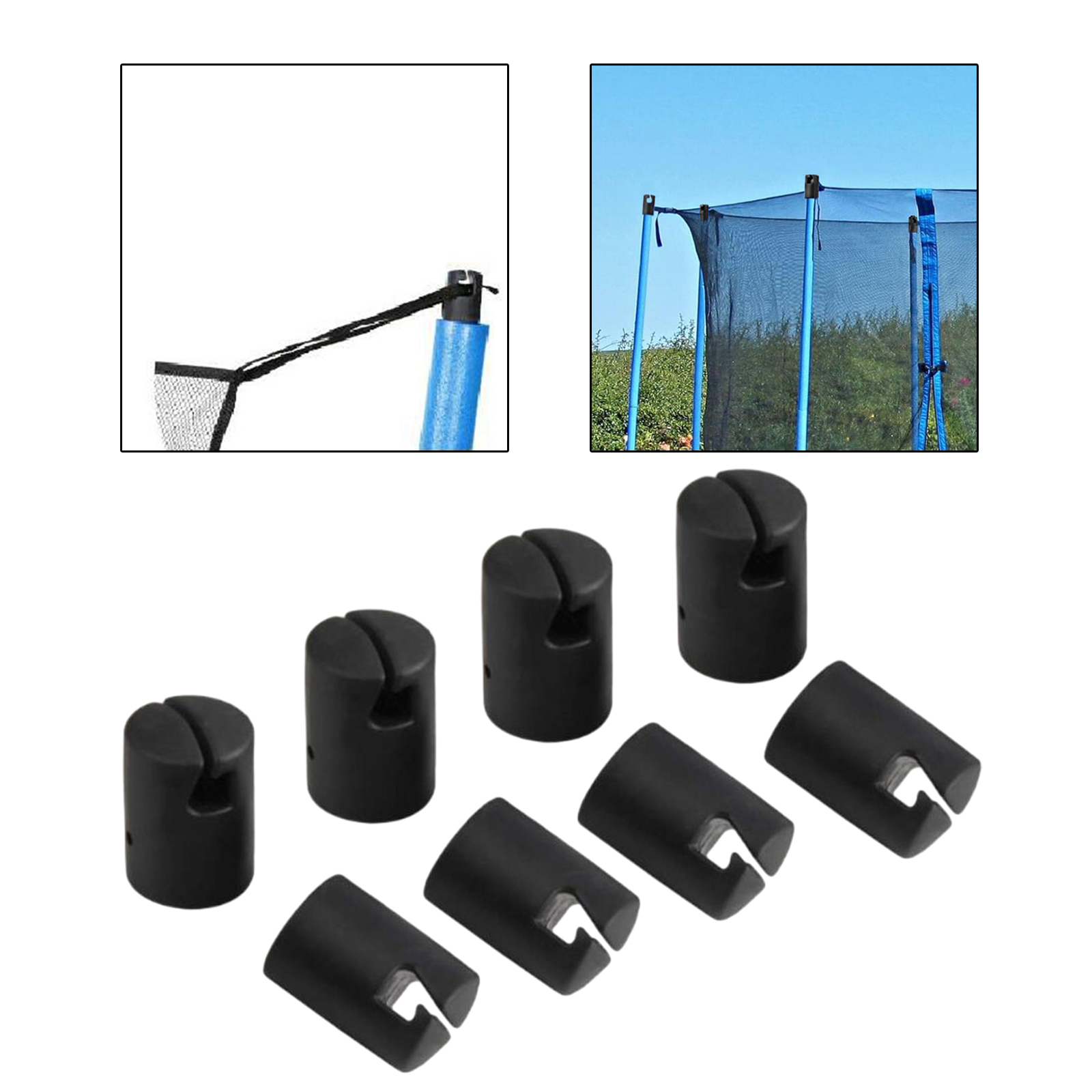 8Pcs Trampoline Enclosure Pole - Kids Outdoor Trampoline recension och pris