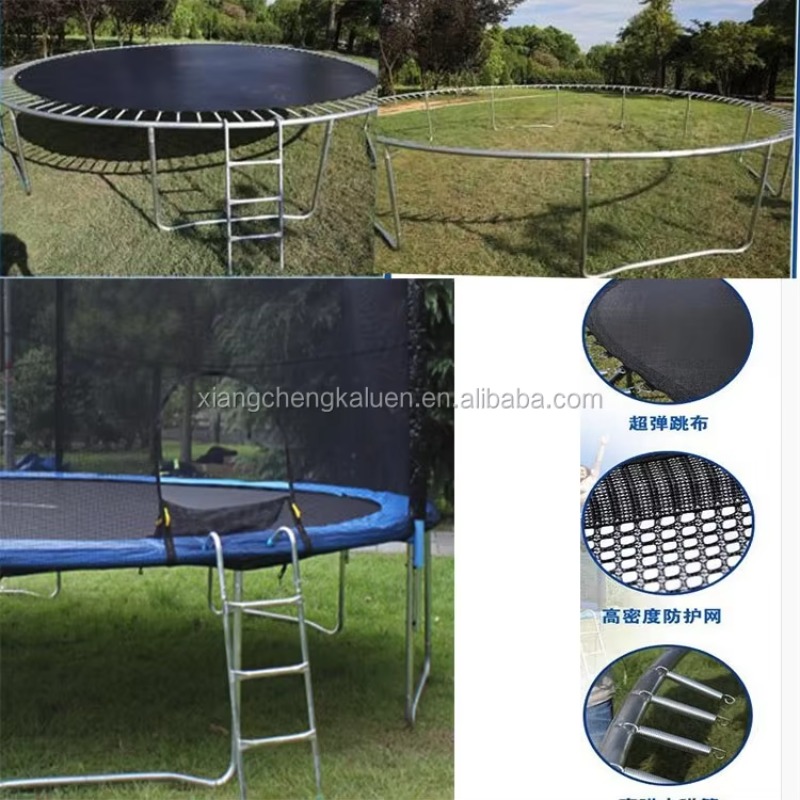 Round Trampoline with Safety E - Kids Outdoor Trampoline recension och pris