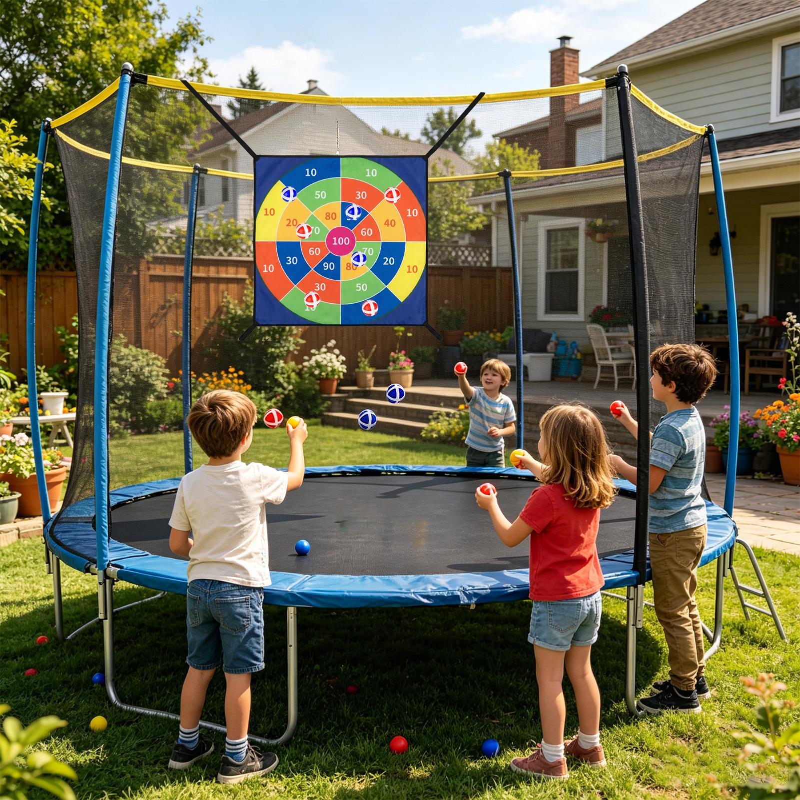 Trampoline Sticky Ball Dart Bo - Kids Outdoor Trampoline recension och pris