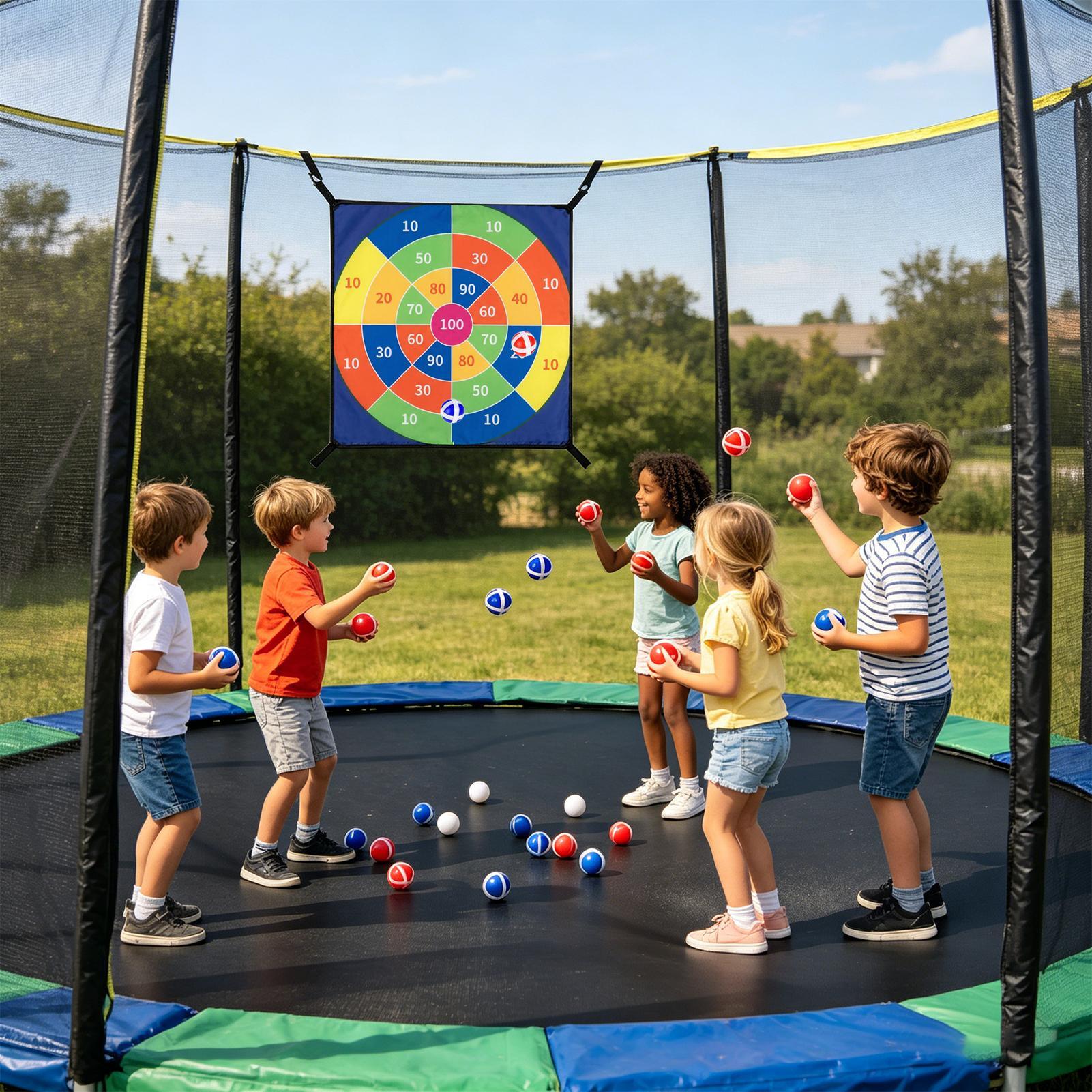 Trampoline Sticky Ball Dart Bo - Kids Outdoor Trampoline recension och pris