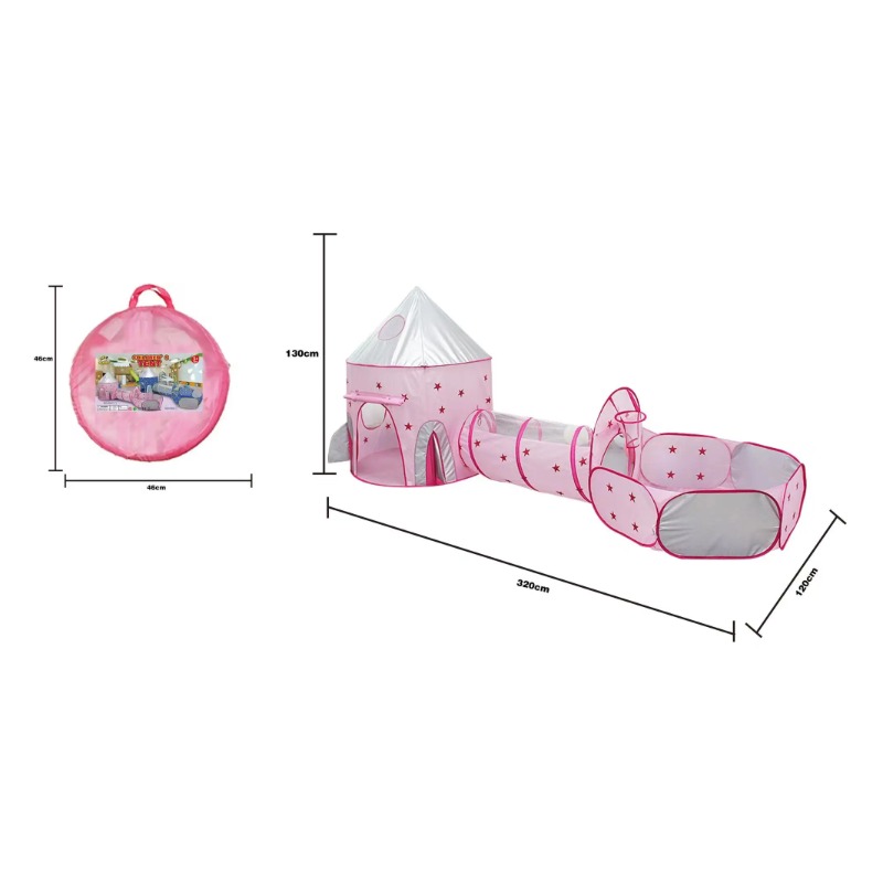3 in 1 Kids Tent House Portabl - Kids Outdoor Teepee recension och pris