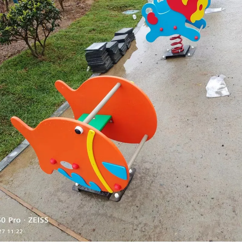 Outdoor Double Seesaw Rocking  - Kids Outdoor Music recension och pris