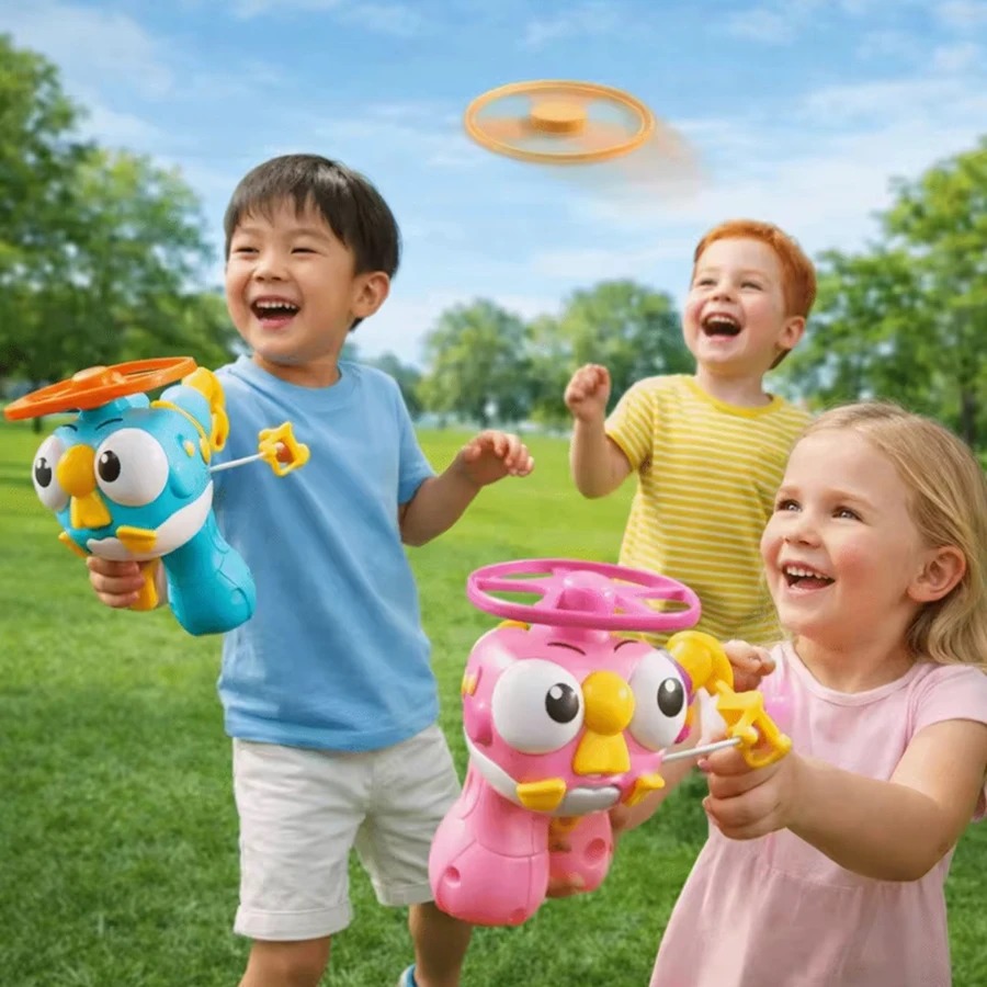 Kids Pull-Cord Bamboo-Copter U - Kids Outdoor Lounge Set recension och pris