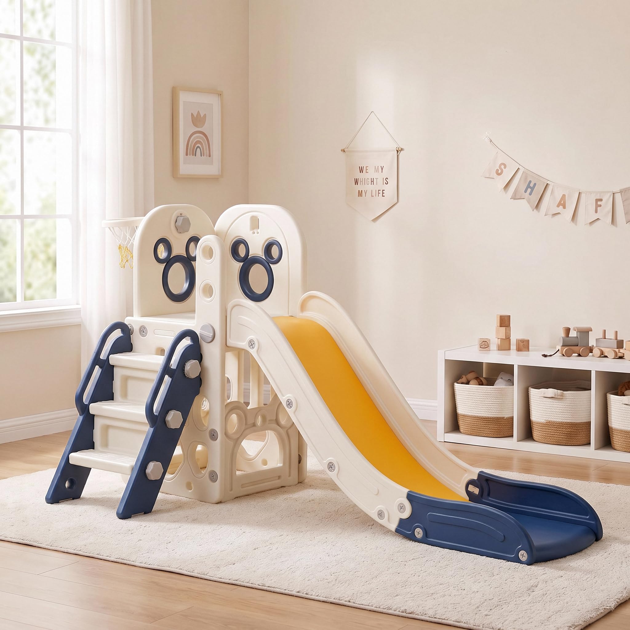 6 in 1 Toddler Slide Playset,  - Kids Outdoor Playset recension och pris