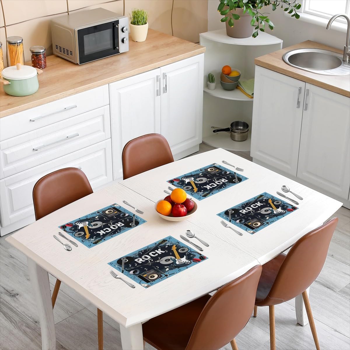 Rock Music Placemats Set of 4  - Kids Outdoor Music recension och pris
