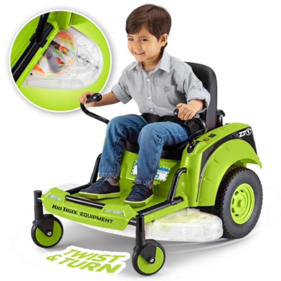 Kid Trax 12V Zero Turn Lawn Mo - Kids Outdoor Lawn Mower recension och pris