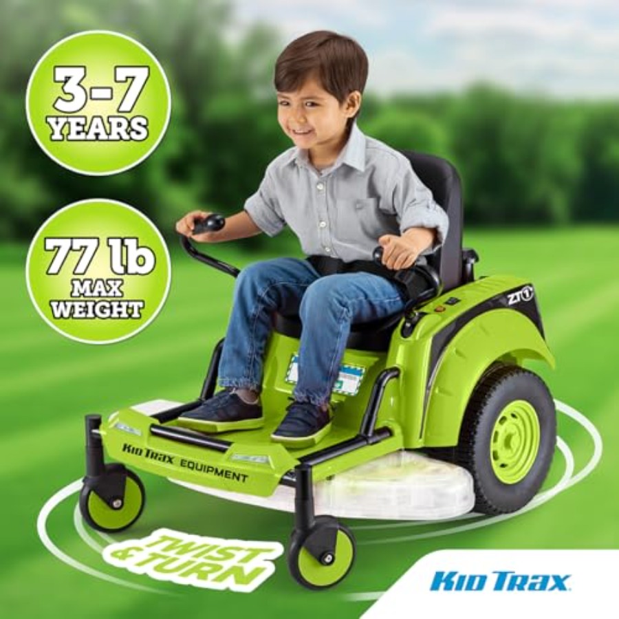 Kid Trax 12V Zero Turn Lawn Mo - Kids Outdoor Lawn Mower recension och pris