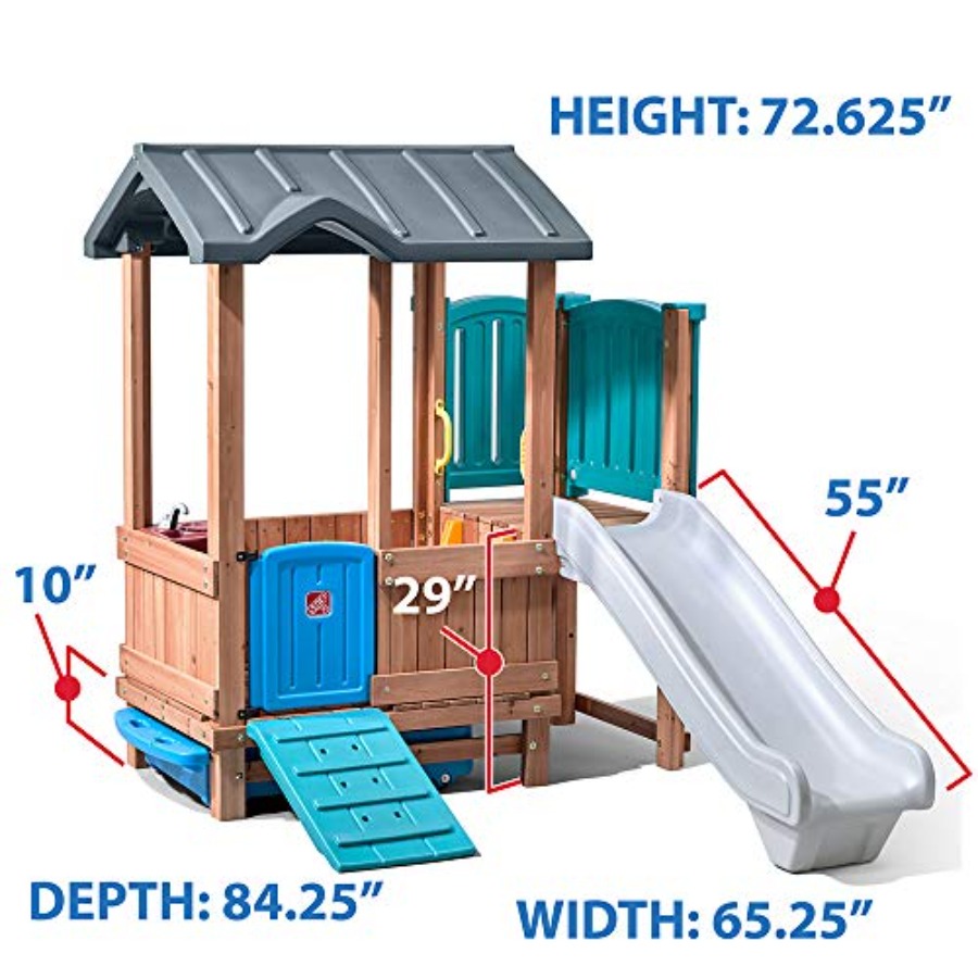Woodland Adventure Playhouse & - Kids Outdoor Playset recension och pris
