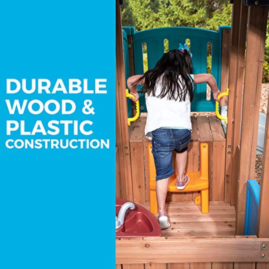Woodland Adventure Playhouse & - Kids Outdoor Playset recension och pris