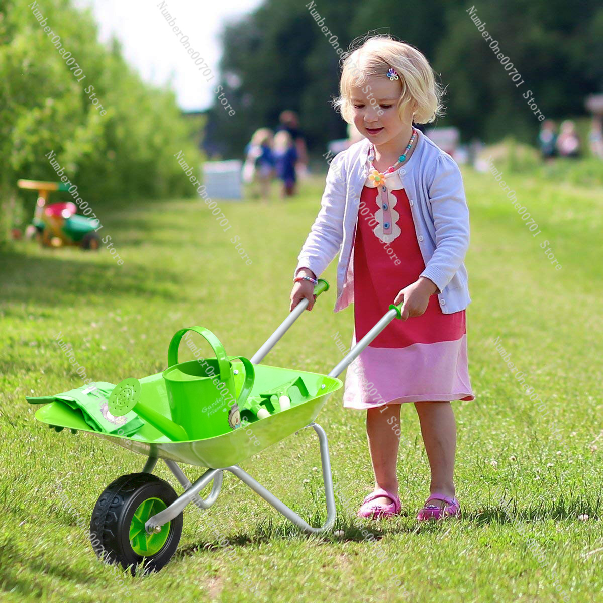 Kids Outdoor Wheelbarrow, Gree - Kids Outdoor Play recension och pris