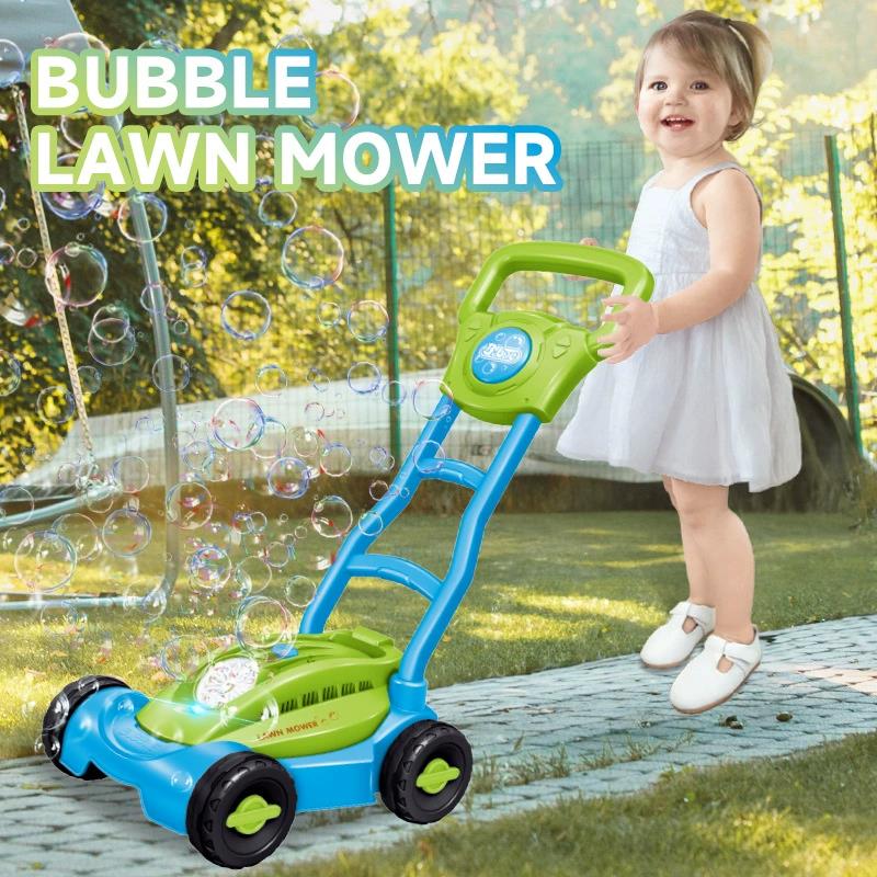 Cart Bubble Machine LAWN MOWER - Kids Outdoor Lawn Mower recension och pris