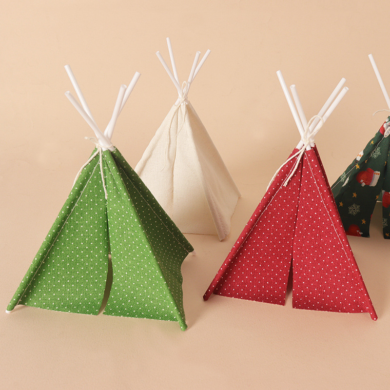 Dollhouse Mini Christmas Campi - Kids Outdoor Teepee recension och pris