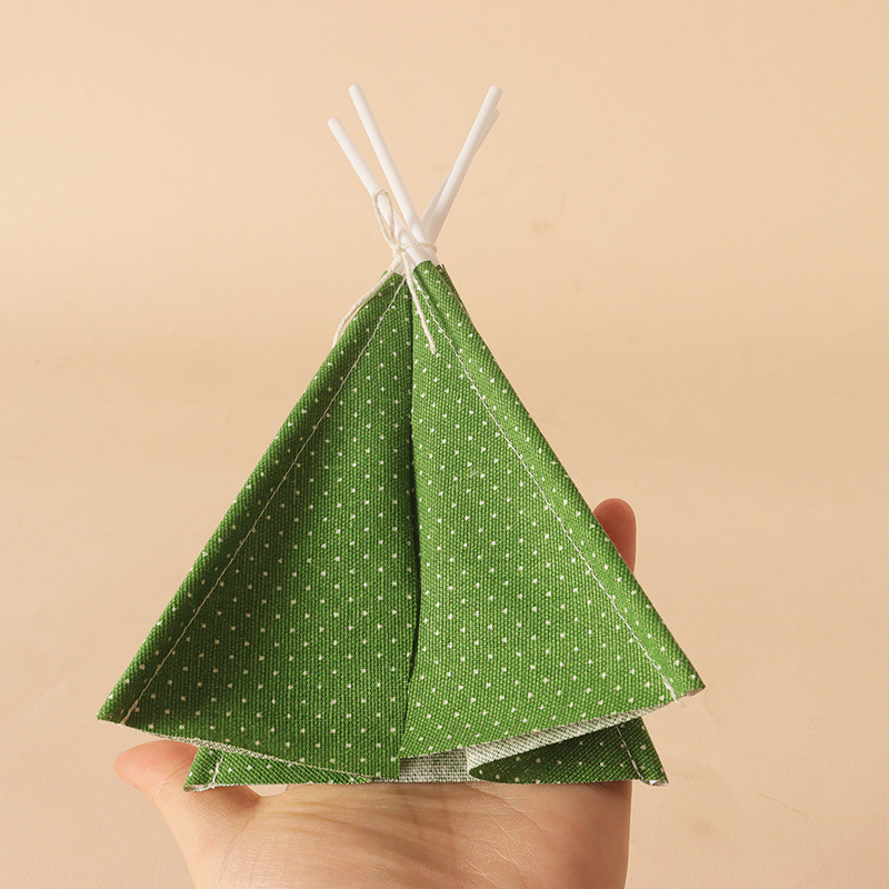 Dollhouse Mini Christmas Campi - Kids Outdoor Teepee recension och pris