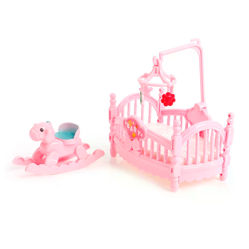 Miniature Crib Wooden Horse Se - Kids Outdoor Furniture Set recension och pris
