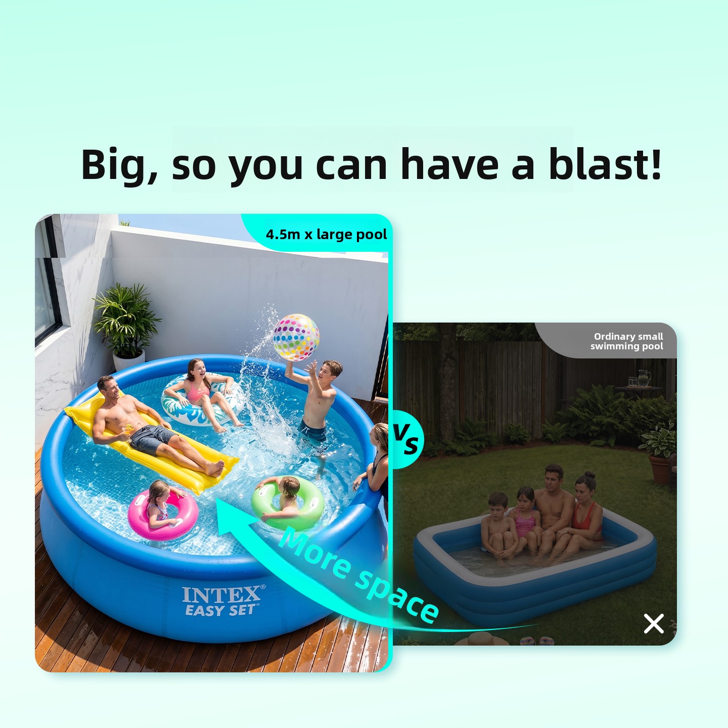 Oversized Inflatable Family Po - Kids Outdoor Play recension och pris