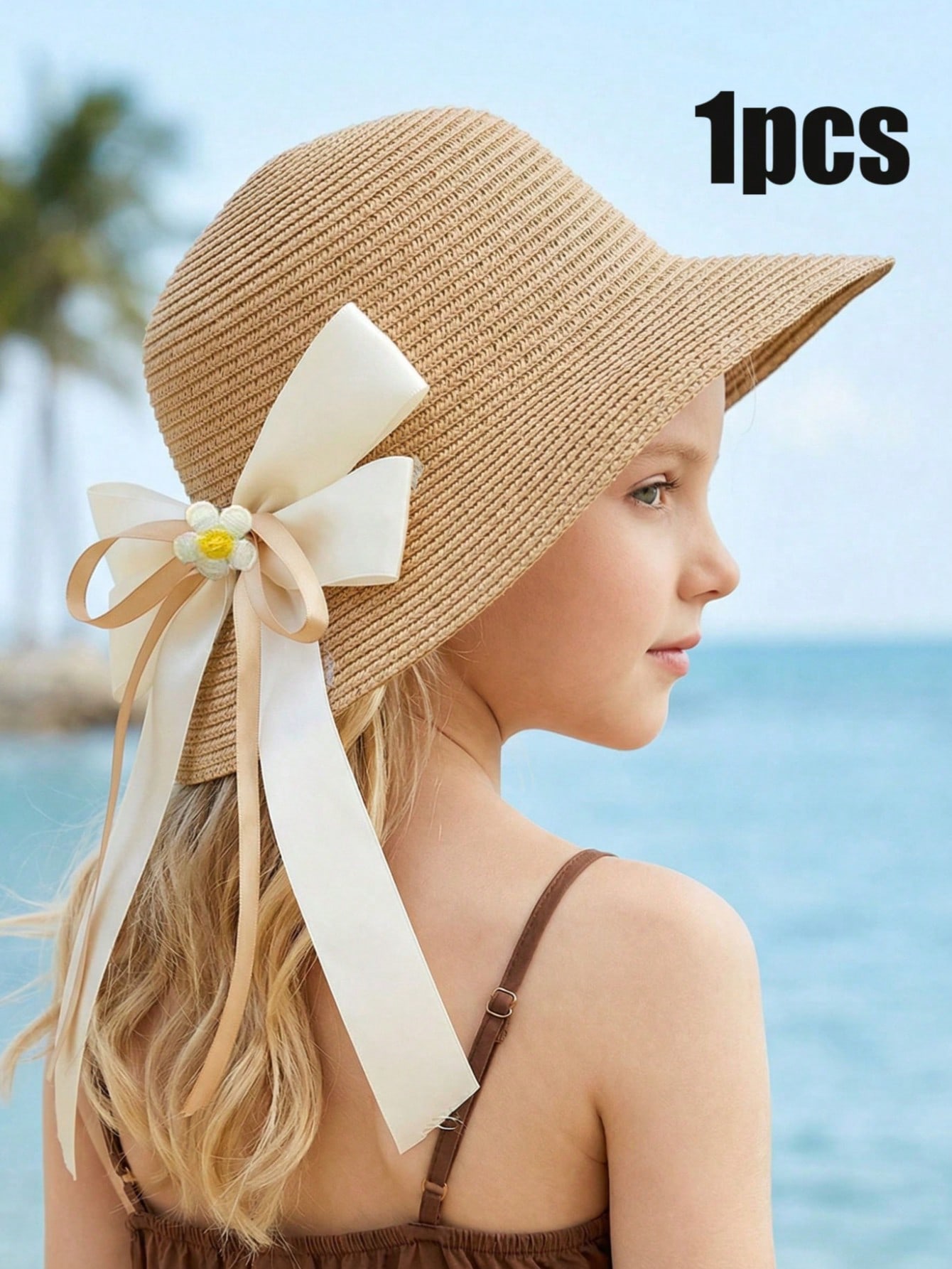 1Pc 3-8Y Girls Coffee Bow Stra - Kids Outdoor Play recension och pris