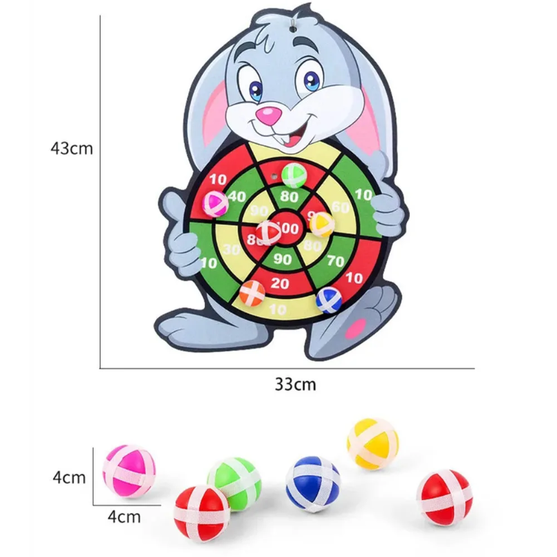 Dart Board for Kids with 3 Sti - Kids Indoor Outdoor Games recension och pris